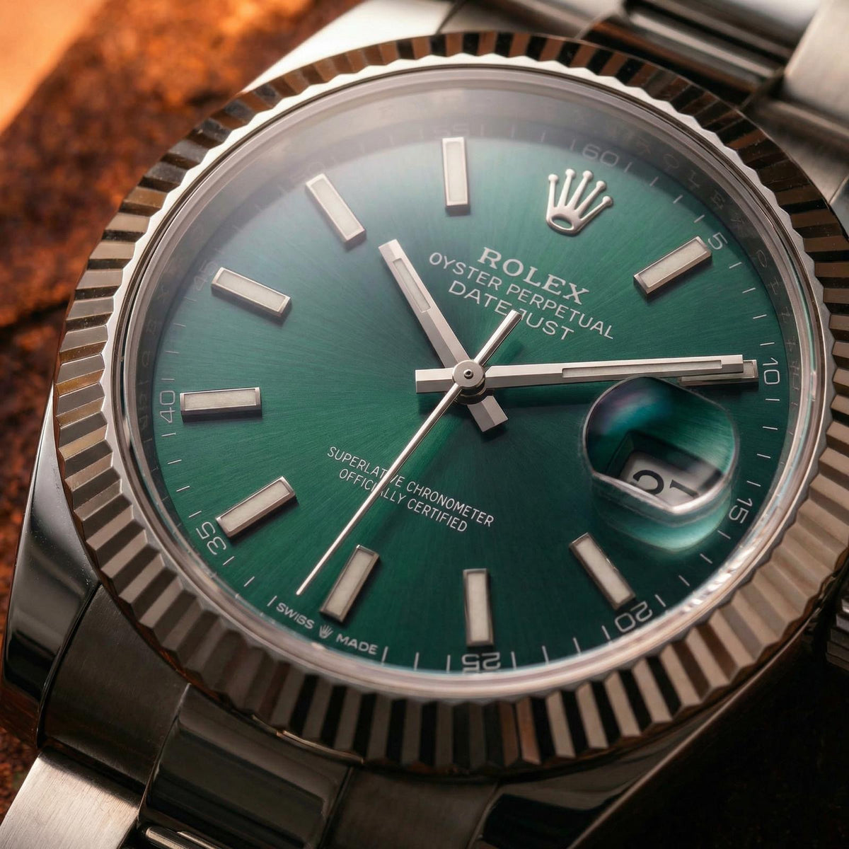 Rolex Datejust 126334 Green Dial on Oyster