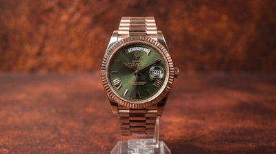 Day Date 228235 Olive Green Dial.