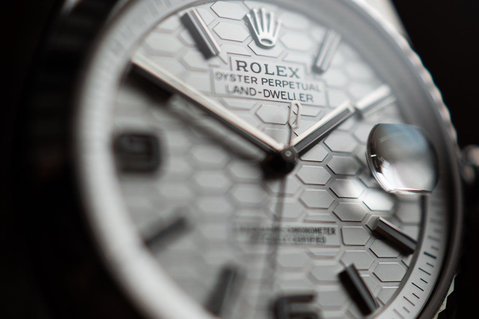Rolex Land-Dweller 40 – White Honeycomb Dial | Ref. 127334