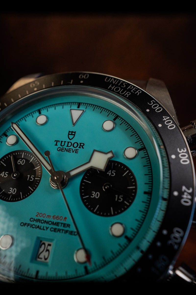 Tudor Black Bay Chrono “Flamingo Blue” M79360N-0024 — 2025 Full Set