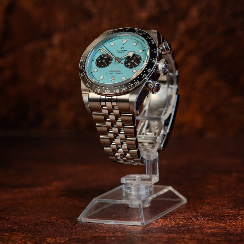 Tudor Black Bay Chrono “Flamingo Blue” M79360N-0024 — 2025 Full Set