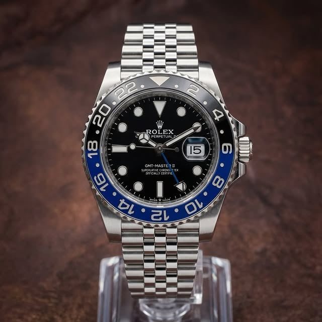 Rolex GMT-Master II “Batgirl” — Black & Blue Bezel