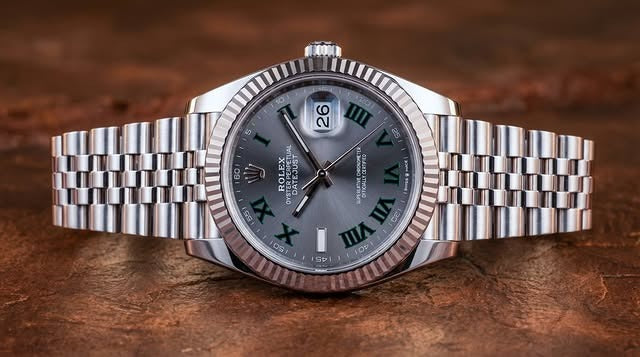 Rolex Datejust 41 “Wimbledon” — Slate Dial