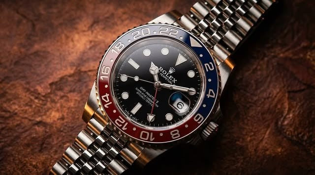 Rolex GMT-Master II “Pepsi” — Red & Blue Bezel