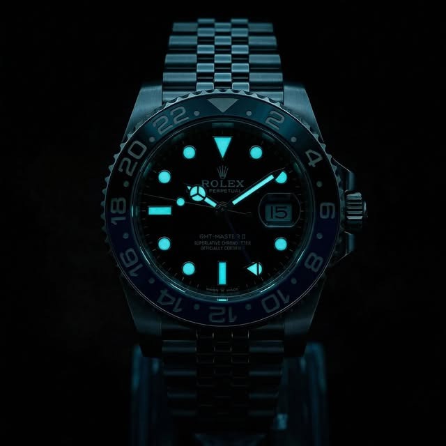 Rolex GMT-Master II “Batgirl” — Black & Blue Bezel