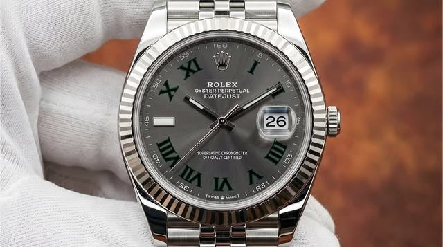 Rolex Datejust 41 “Wimbledon” — Slate Dial