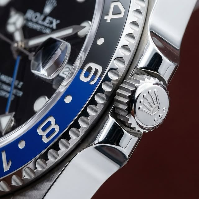Rolex GMT-Master II “Batgirl” — Black & Blue Bezel