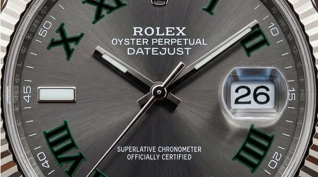 Rolex Datejust 41 “Wimbledon” — Slate Dial