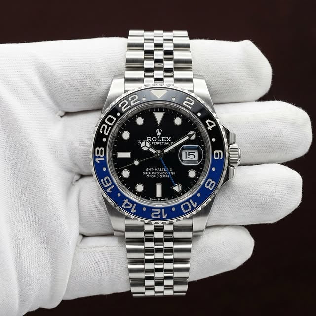 Rolex GMT-Master II “Batgirl” — Black & Blue Bezel