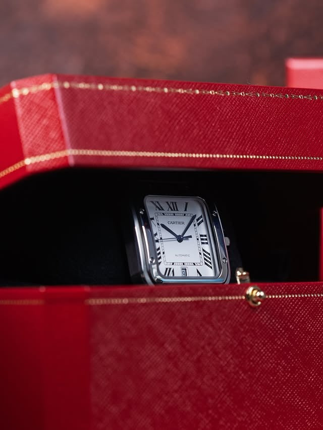 Cartier Santos Large — White Dial
