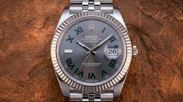 Rolex Datejust 41 “Wimbledon” — Slate Dial